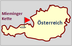 Landkarte sterreich