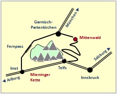 Skizze Anfahrtbeschreibung