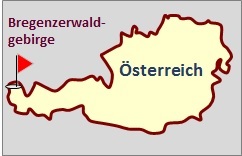 Landkarte sterreich