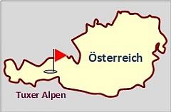 Landkarte sterreich