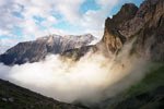 Wolkenspiel im Tal