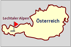 Landkarte sterreich