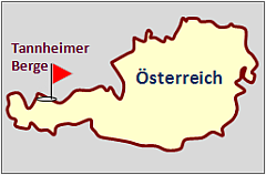 Landkarte sterreich