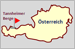 Landkarte sterreich