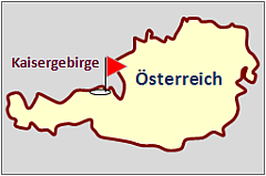 Landkarte Österreich