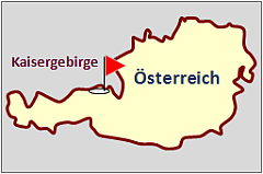 Landkarte sterreich