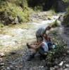 Nach dem Bad in der Klamm
