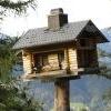 Vogelhaus an der Hütte
