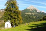 Am der Kapelle auf der Ochsenwaldalm
