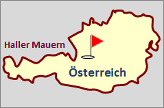 Landkarte sterreich