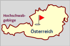 Landkarte sterreich