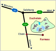 Skizze Anfahrtbeschreibung