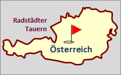 Landkarte sterreich