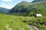 Abstieg zur Huberbaueralm 
