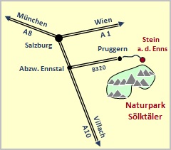 Skizze Anfahrtbeschreibung
