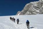 Aufstieg auf dem Hallsttter Gletscher
