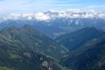 Blick von der Kalkspitze zur Ursprungsalm
