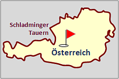 Landkarte sterreich