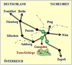 Skizze Anfahrtbeschreibung