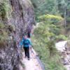 Abstieg in die Burgauklamm
