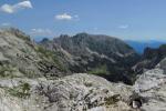 Blick in das Tal zur Vodnik Htte
