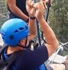 Einweisung an der Zipline
