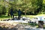 Denkmal an der Planincev Hütte
