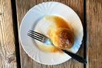 Pflaumenkn�del als Nachspeise