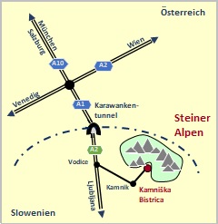 Skizze Anfahrtbeschreibung