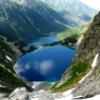 Blick zum Czarny Staw und Morske Oko
