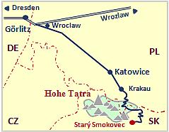 Skizze Anfahrtbeschreibung