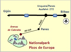 Skizze Anfahrtbeschreibung