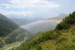 Regenbogen auf dem Weg zur Neuen Porzehütte

