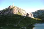 Blick zur Wolayerseehütte
Blick zur Wolayerseehütte