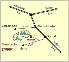 Skizze Anfahrtbeschreibung