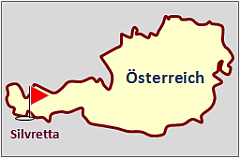 Landkarte sterreich