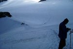 Am Guslarjoch mit Blick auf den Kesselwandferner
Am Guslarjoch mit Blick auf den Kesselwandferner