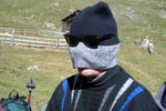 Wanderer mit Mütze im Gesicht
Wanderer mit Mütze im Gesicht