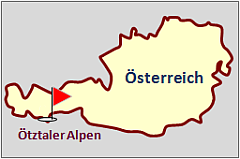 Landkarte sterreich