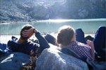 Pause am Simonysee Pause am Simonysee