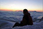 Sitzender Wanderer über den Wolken
Sitzender Wanderer über den Wolken