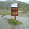 Schild vor der Hütte
Schild vor der Hütte