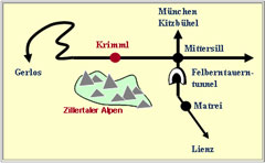 Skizze Anfahrtbeschreibung