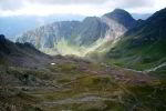 Blick von der Schneebergscharte nach St. Martin
