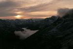 Abendstimmung mit Blick zur Wildspitze