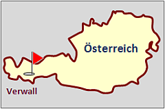 Landkarte sterreich