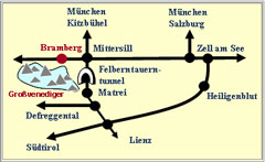 Skizze Anfahrtbeschreibung